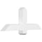 Ekena Millwork Eugene Architectural Grade PVC Gable Bracket, 36"W x 15"H x 4"D x 4"F, 10/12 Pitch GBP036X15X0404EUG00 - alternate 1
